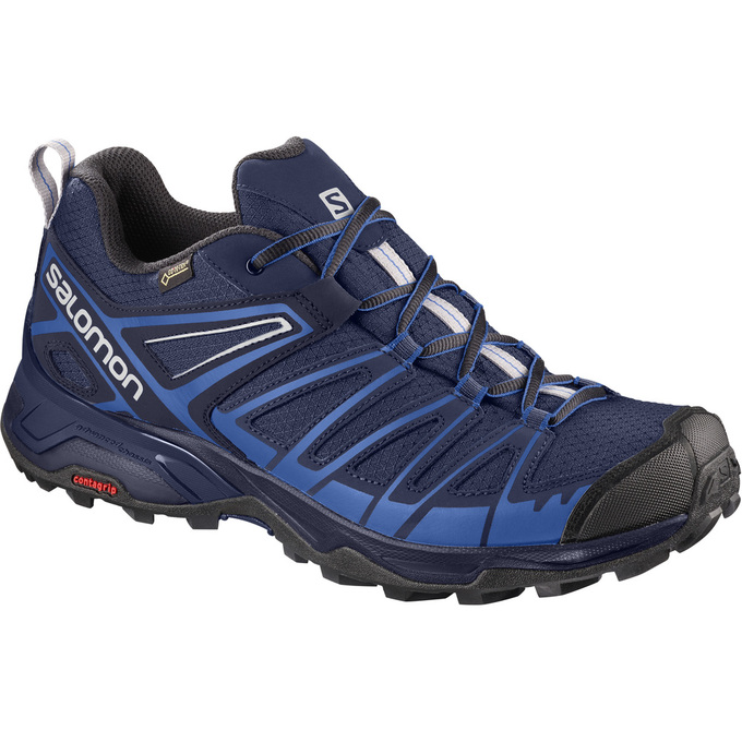 Salomon X ULTRA 3 PRIME GTX® Zapatillas Trekking Hombre - Azul Marino / Negras - Colombia (02967-ZPB